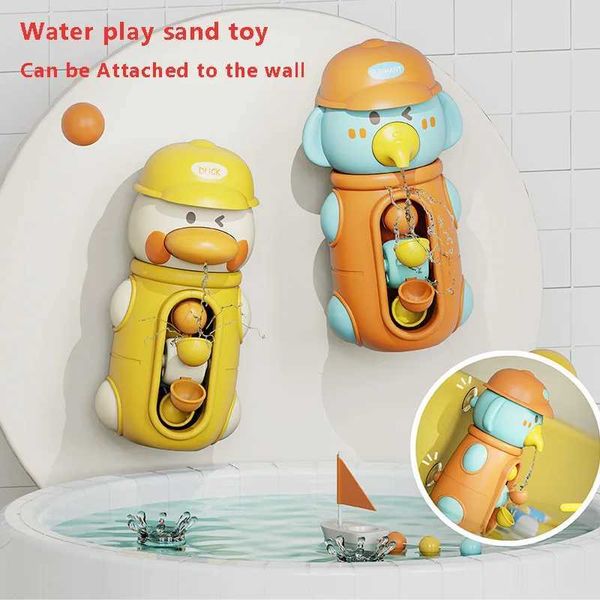 Baby Bath Toys Summer water toys baby showers cute ducks-elephants waterwheel games childrens bathroom gifts CL250113