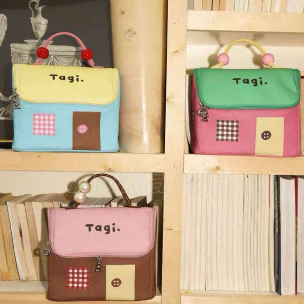 Cute House Skincare Storage Bag For Women Large Capacity Makeup Portable Travel Washing And Organizing fashionable new style Top fashion tot