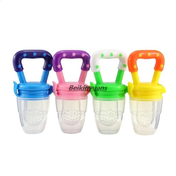 Baby pacifier nipple Fruit and vegetable le fruit consisting bit silicone bag feeding utensils teether 241205