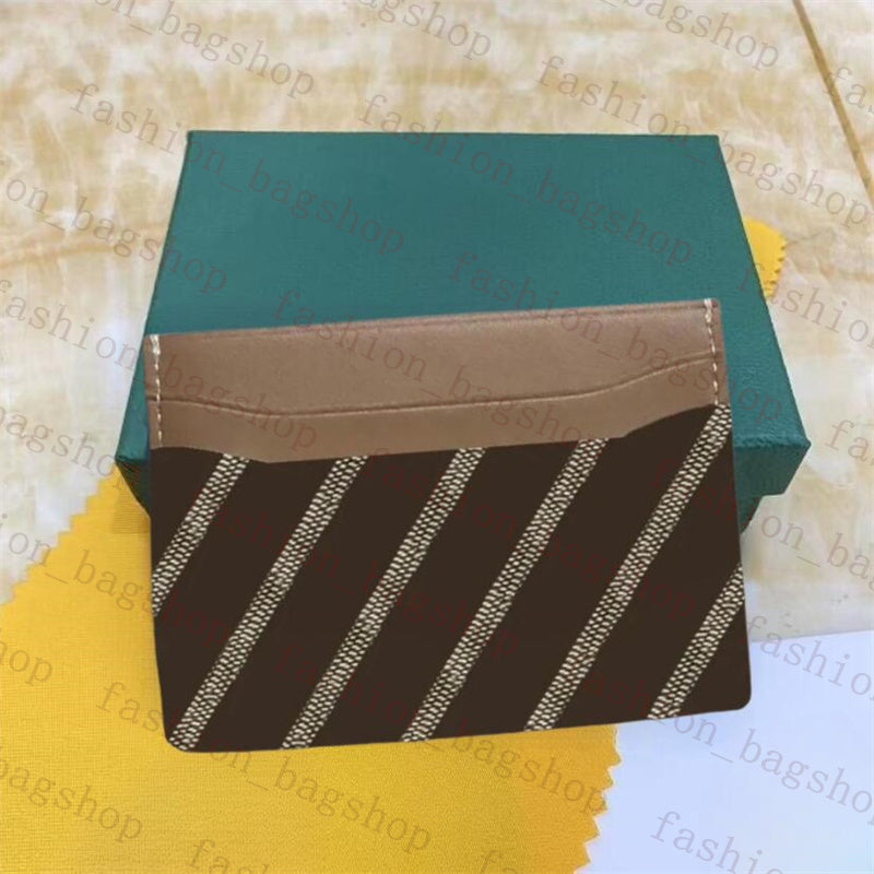 Fashion Leather Card Holder Designer Wallets Luxury Coin Purses Top Quality Cardholder Key Pouch Womens Mens Wallet Passport Credit Card Holders des