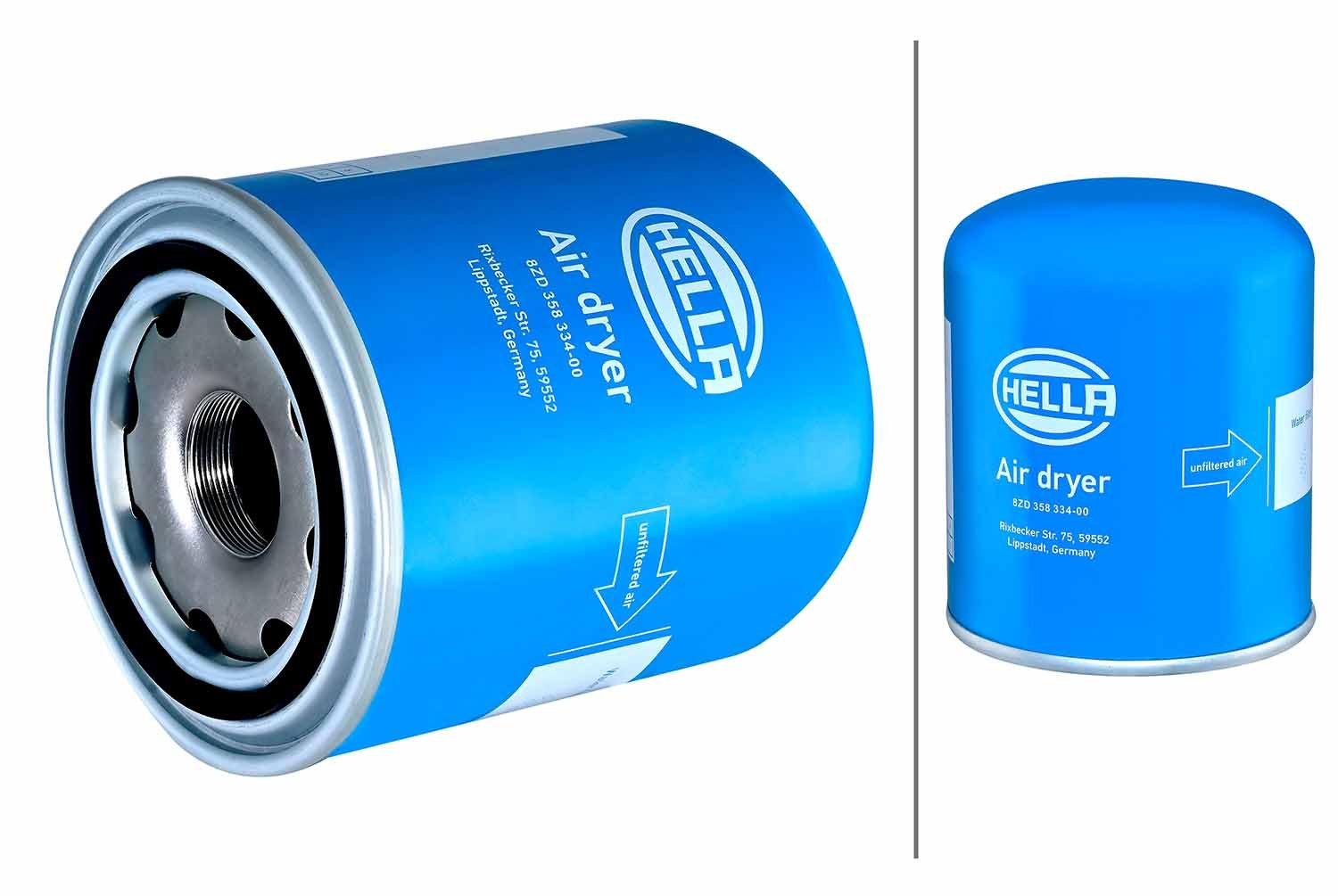 Air Dryer Cartridge, compressed-air system HELLA 8ZD 358 334-001