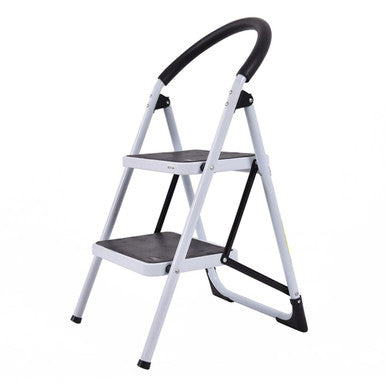 Folding 2-Step Heavy Duty 330-Pound Capacity Ladder