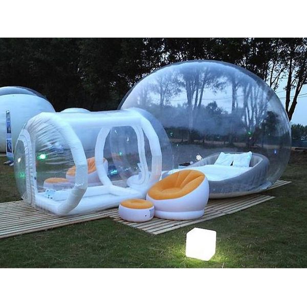 Foldable Inflatable bubble house tents transparent round tent camping tour geometric pond child adult popularity special plastics big tent b