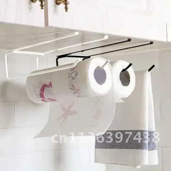 Holders Closet Kitchen Mug Cup Towel Tissue Roll Rack Bathroom Toilet Paper Iron Holder Supporo Drilg S246277