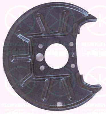 Splash Panel, brake disc KLOKKERHOLM 9007879