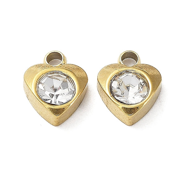 Charme en acier inoxydable 304 avec placage ionique (IP)