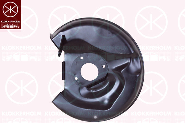 Splash Panel, brake disc KLOKKERHOLM 9025377