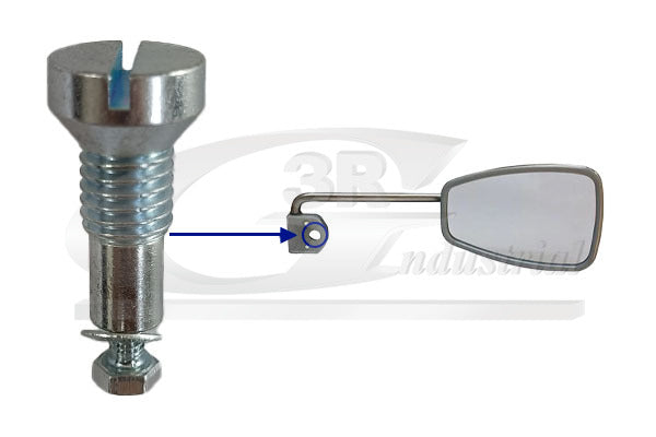 Mounting Kit, exterior mirror 3RG 90266