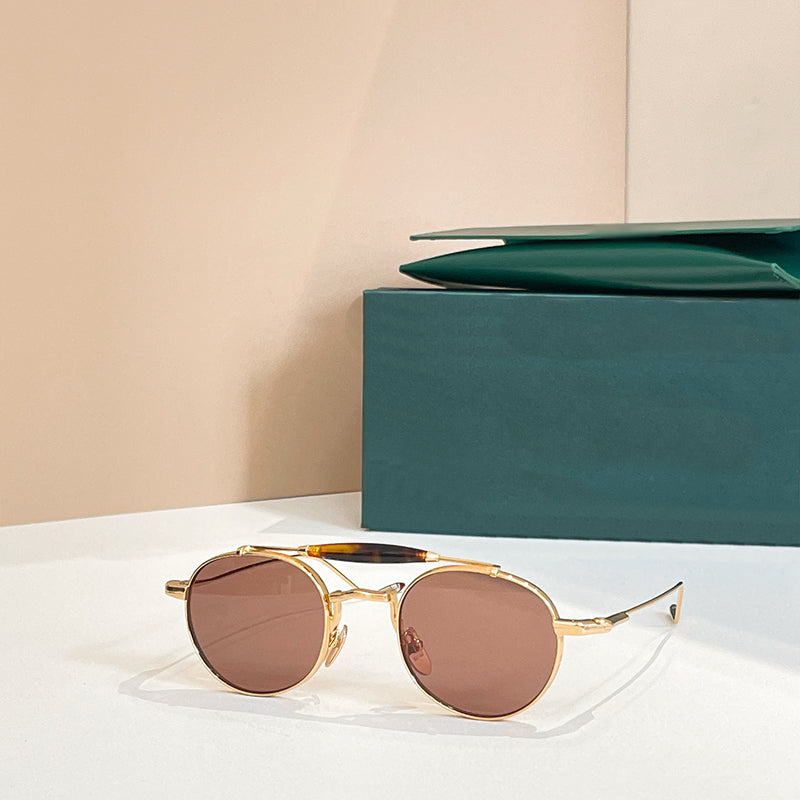 Sunglasses for women luxury handcrafted retro eyewears Fashion DASAN sacoche designer sunglasses men classic thick frame original box