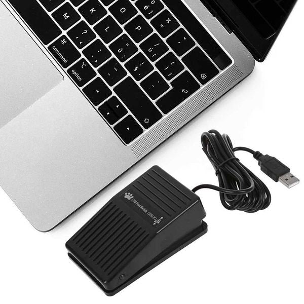 PC USB Foot Switch Keyboard Pedal with 2M Cable Foot Controller Pedal Switch Game Control Action HID for PC Computer GamesT250116