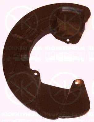 Splash Panel, brake disc KLOKKERHOLM 9036378