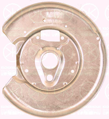 Splash Panel, brake disc KLOKKERHOLM 9036878