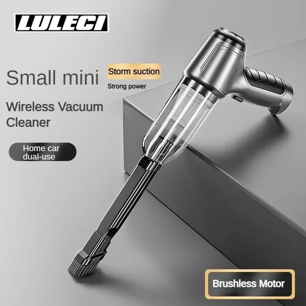 LULECI Car Vacuum Cleaner Powerful Cleaning Machine Accessories Home Wireless Appliance Strong Suction Blower 250107