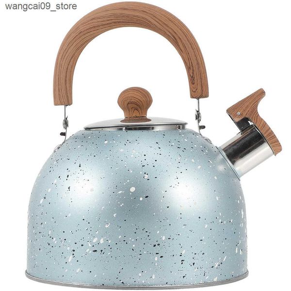 Health Pots Kettle Portable Teakettle Whistling Non-magnetic Water Boiling Kitchen 201 Stainless Steel Gadget J241116