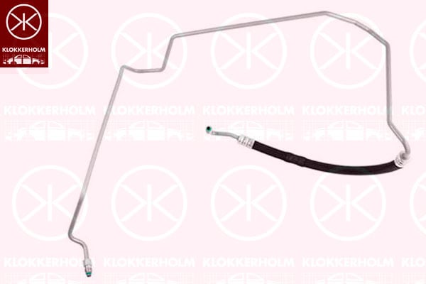 Hydraulic Hose, steering KLOKKERHOLM 90473505