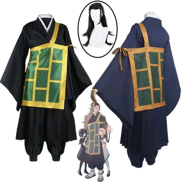 Jujutsu Kaisen Geto Suguru Cosplay Costume Black Blue kimono School Uniform Anime Clothe Halloween Costumes For Women Man