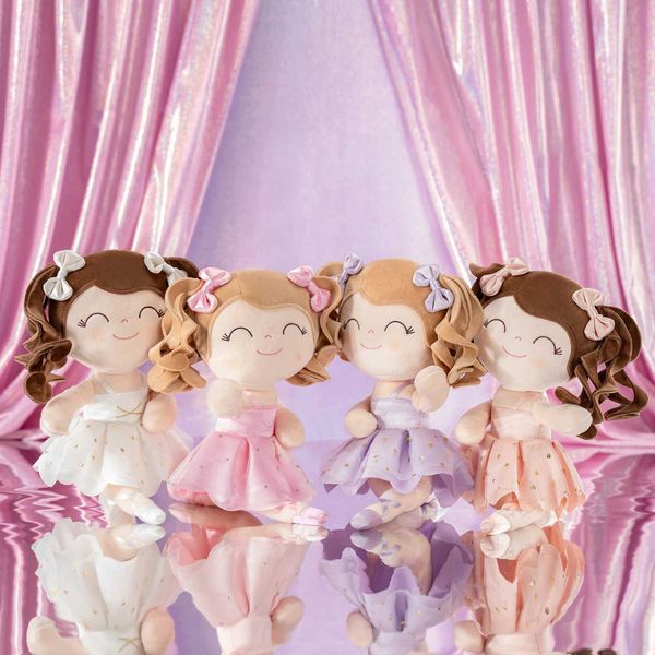 Plush Dolls Gloveleya Plush Toy Girl Childrens Soft Toy Girl Birthday Gift Cute 2024 New Design Princess Co. Ltd. Baby Cute Doll Q1114