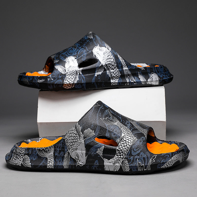 High Quality Summer Men&#039;s Slippers Outdoor New Home Slippers Indoor Designer Non Slip Soft Thick Bottom Sliders Beach Sandals