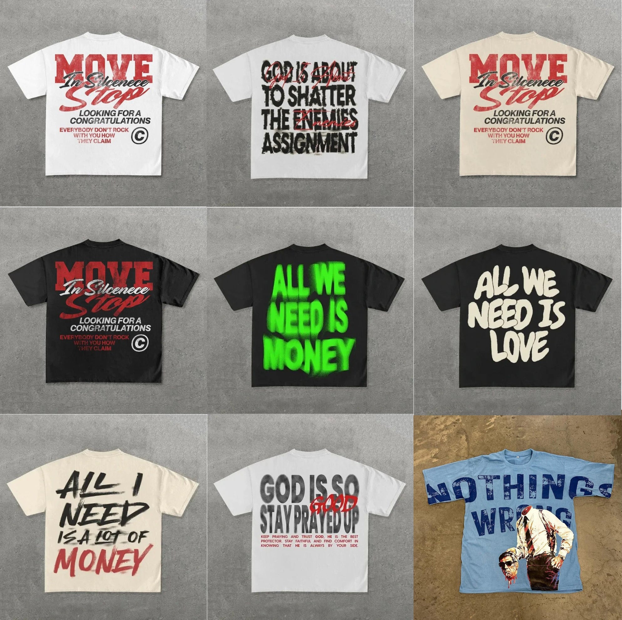 Men&#039;s T-shirt Letter Graphic Print Summer High Quality Cotton Tee Men and Women High Street Vintage Short Sleeve Y2k Shirts