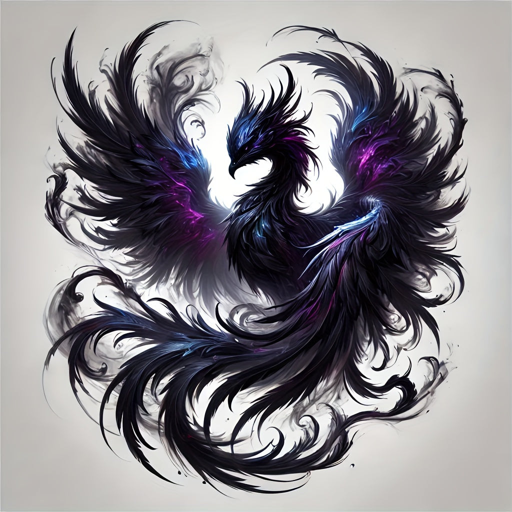 TEMU 6inch Dark Phoenix Vinyl Stickers, Suitable For Laptops, Bottles, Trucks, Phones, Motorcycles, Windows, Cup Decals