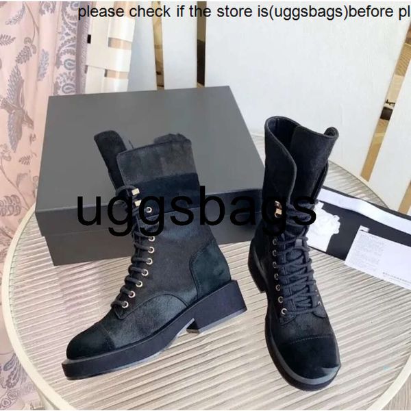 channel shoes Chanelity Accessories New Graphy Boots Eyelets Zipper Fashionable Avantgarde high quality