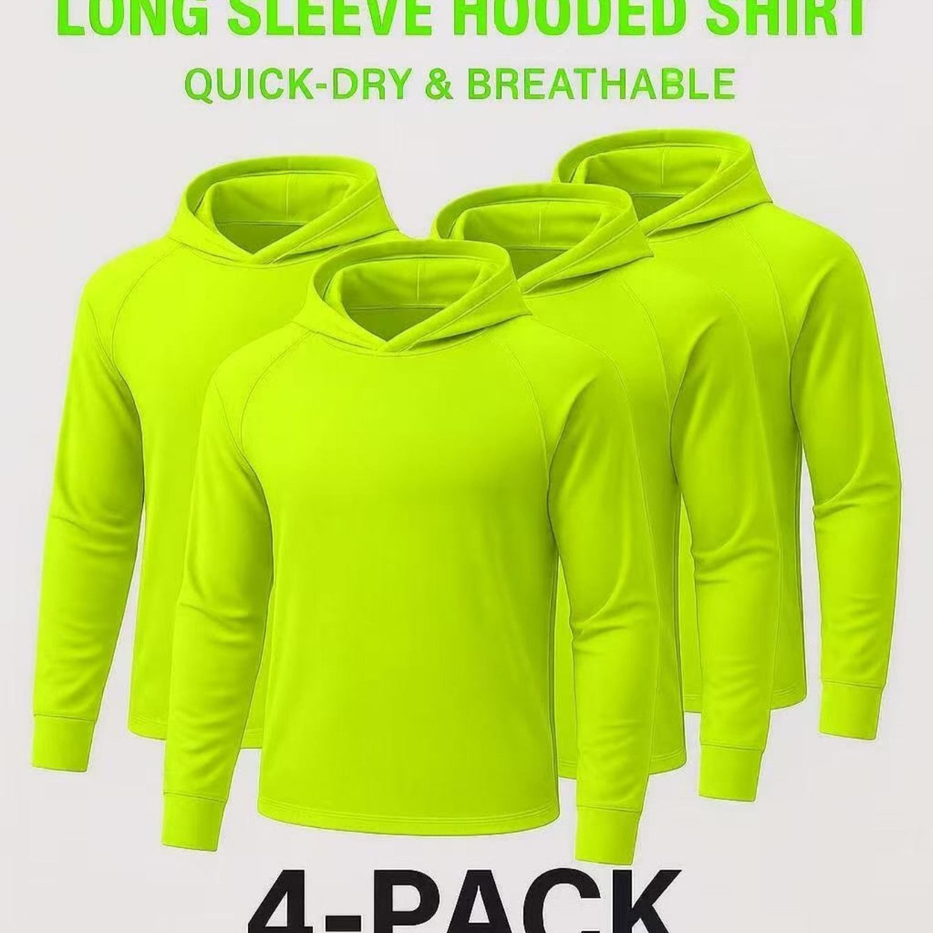 TEMU 4- Quick-dry Hooded Shirts - Breathable, Lightweight, Moisture-wicking Sportswear