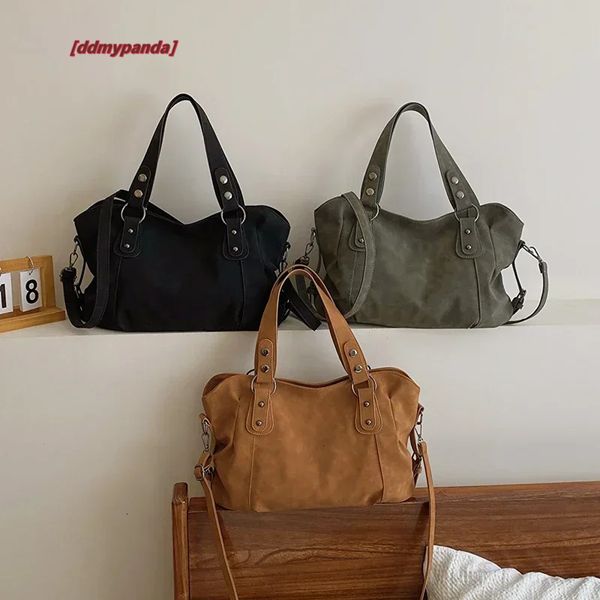 Solid Pu Women&#039;s Casual Tote Ladies Bags on Sale 2024 High Quality Fashion Sewing Thread Handbag Bolsas Femininas H6.29#40 ddmypanda dd