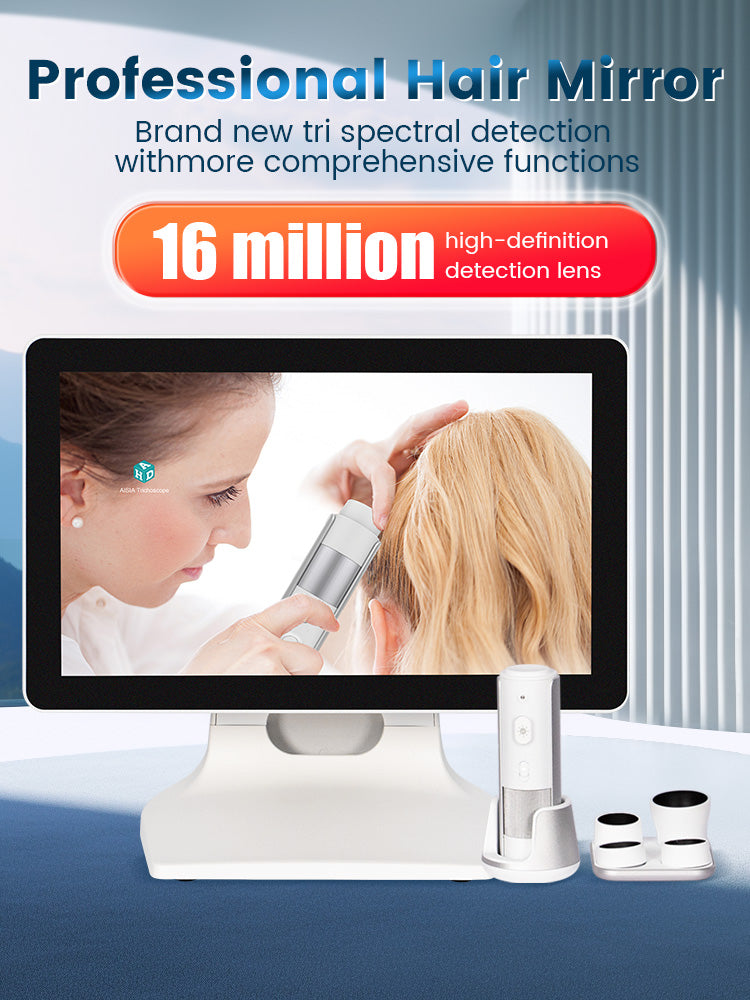 Professional Hair Care Analysis Hair Care Products Follicle Detector Wireless Skin Scalp Analyze Machine Selling Well