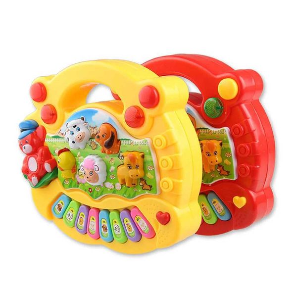 Halloween Toys Musical Instrument Toy Baby Kids Animal Farm Piano Developmental Music Educational For Children Christmas New Year Gift