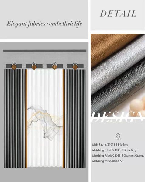 Woven fabrics dazzle colour silk high precision colour woven jacquard curtain fabric factory source price more transparent