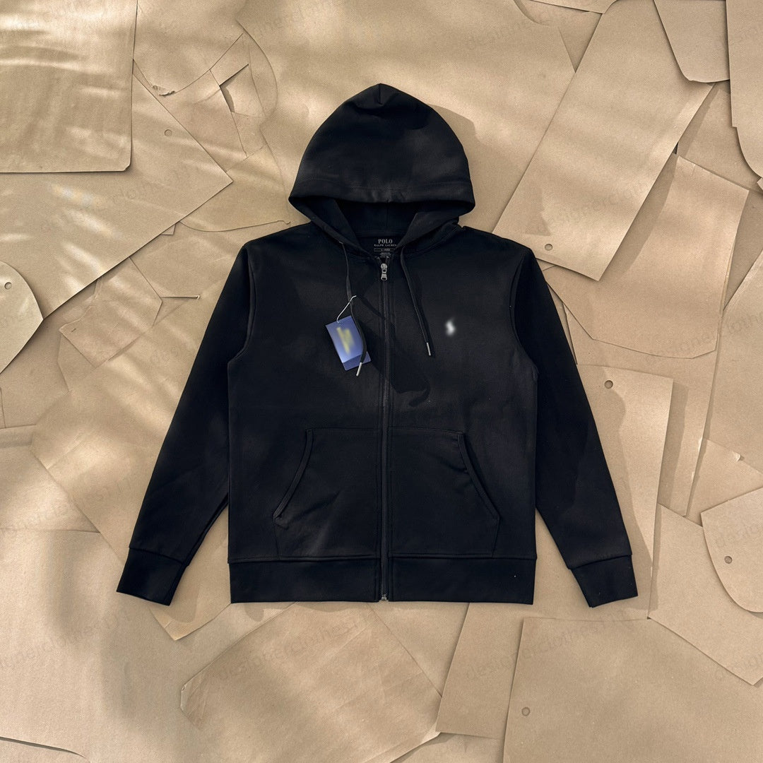 High quality Designer Mens Hoodies Men Women Plolo Tracksuit Cotton Polo zip up hoodie long sleeve Sweatshirts polo hooded jacket EU size S-XL