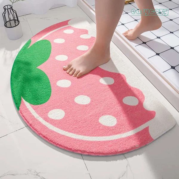 Soft Floor Mats Small Fresh Text Flowers Rugs Home Entrance Carpet Bedroom Toilet Bathroom Door Absorbent Non-Slip Foot Pad 3 aba