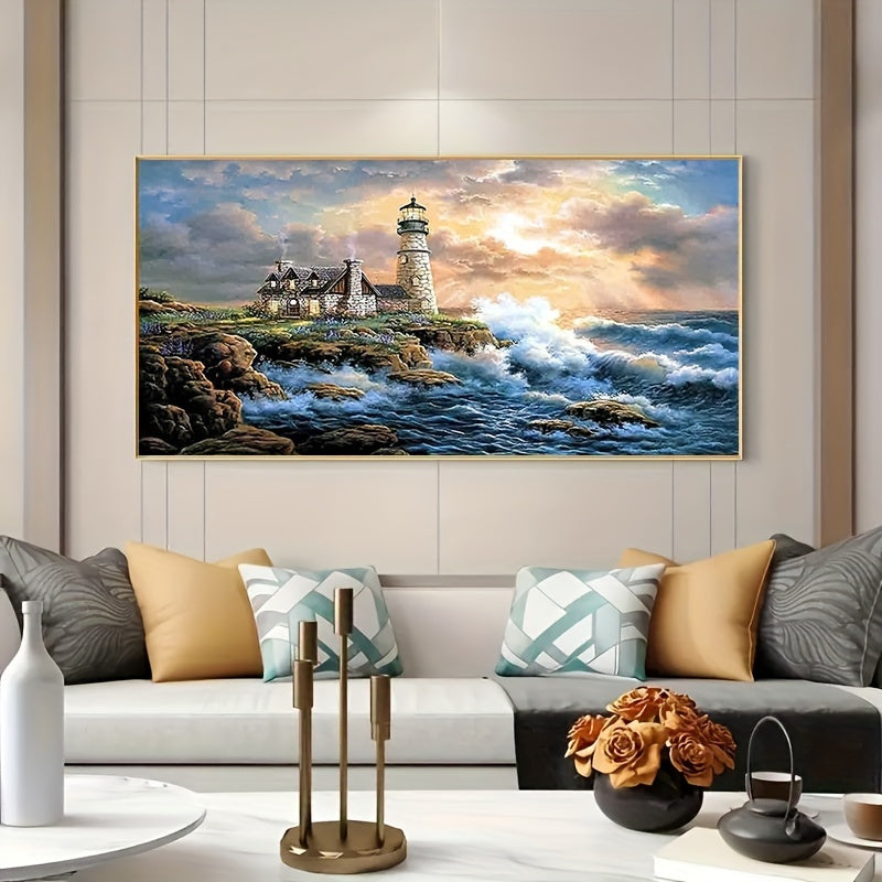 TEMU 1pc Large 5d Painting Kit - , Diamond, Diy Craft For, Suitable For Bedroom, Office, Living Room Decoration, Halloween Wall Decorr, 15.7 X Inches