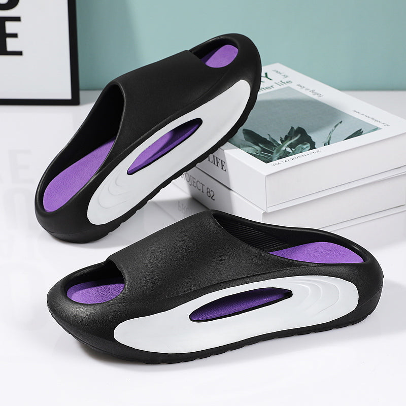 Fashion Men Women Slippers Sides Indoor Outdoor Sandals Beach Casual Shoes Soft Sole Slides Men Flip-flops Summer Men&#039;s Sandals