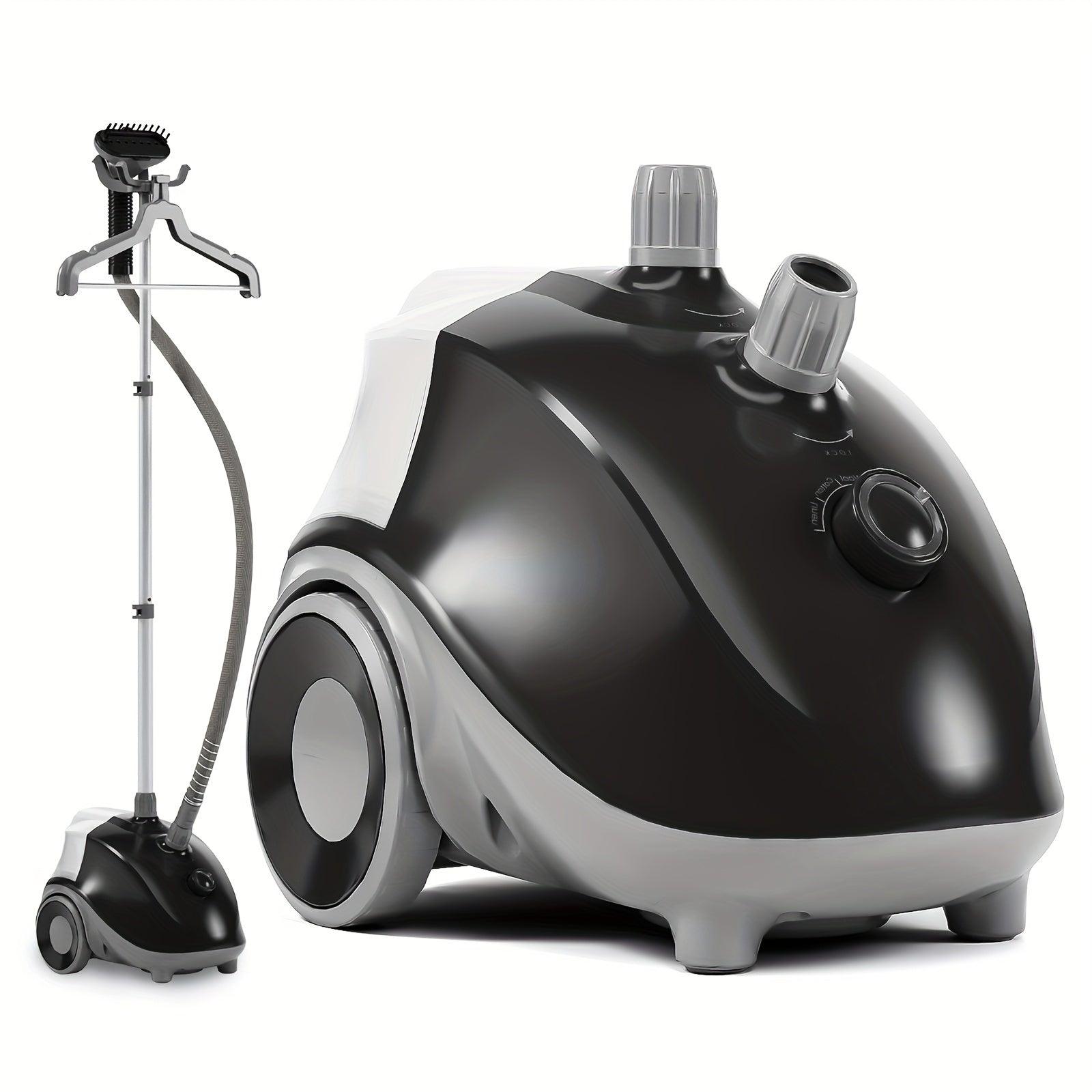 TEMU 1500w Heavy-duty Standing Garment Steamer With Large 1.7l Water Tank & Fast 45-second Heat-up, Powerful For Clothes, Curtains, Bedding -