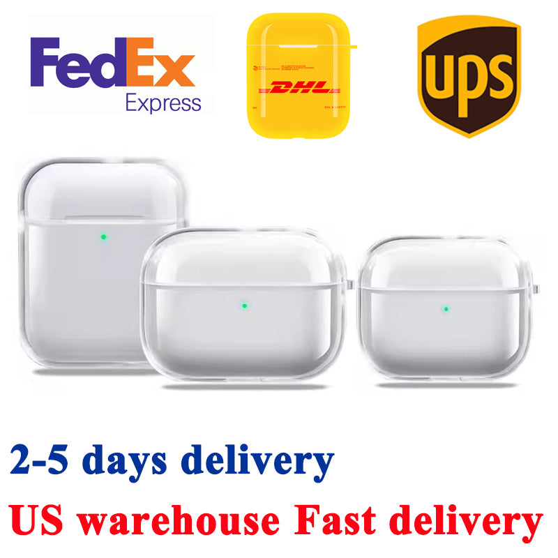 Wholesale USA Stock New Valid code For Airpods Pro 2 Air Pods 3 4 Earphones Airpod Bluetooth Headphone Accessories Solid Silicone Cute Protective Wi