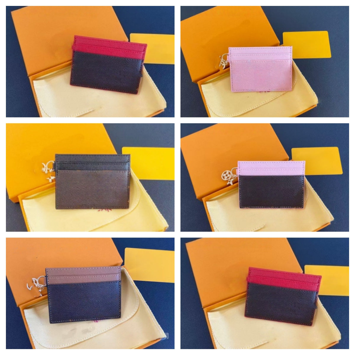 luxury designer cardholder wallet card holder mens men women card holders wallets key pouch portefeuille passport cover holders coin purse pocket or