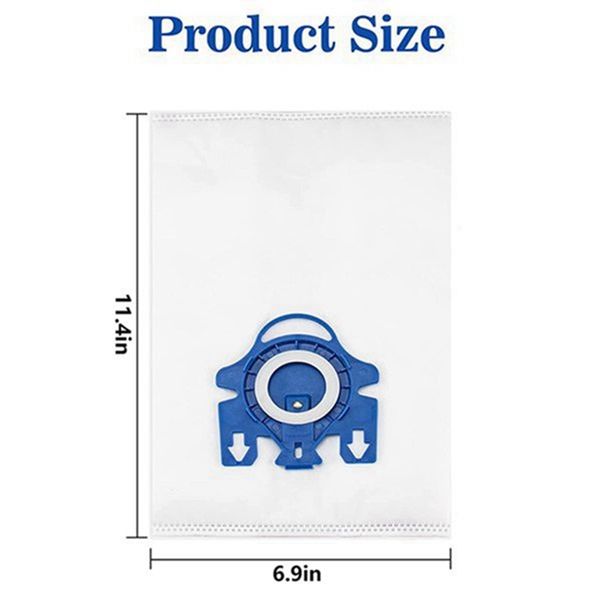 20Pcs Vacuum Cleaner Bags For Miele Classic C1,C2,C3,S2000,S5000 And S8000 Series 9917730 Dust Bag Accessory