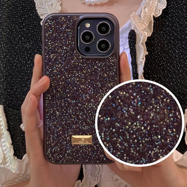 phone case Luxury Glitter iphone case for apple 15 pro max case 14 13 12 11 Fashion Designer Swan Bling Sparkling Rhinestone Diamond Jewelle