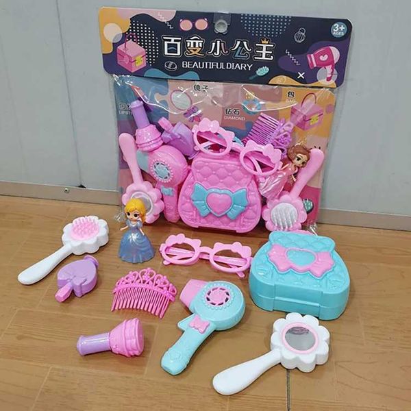 Kid Simulation Makeup Kit Hundred Little Princesses Girls Toys Play House Makeup Toys Set Girl Pretend Play House Toy Gifts Z241128