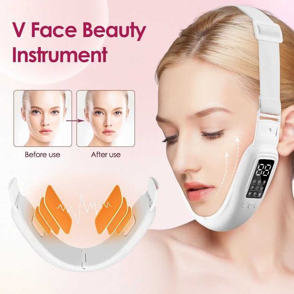 V Face Facial Machine Electric V-Line Up Lift Belt Face Massage Heat Face Skin Lifting Firming Beauty Device Double Chin ReduceXJ250113