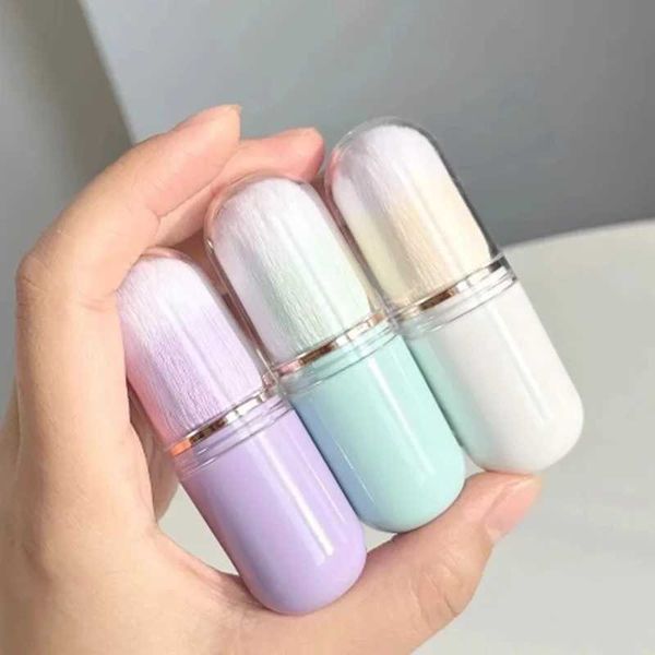 New Retractable Portable Cosmetic Brush Powder Blusher Brush Single Cosmetic Brush Makeup Tools Makeup Brush 1pcs Y240807