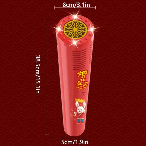 Firework Bubble Machine Electric Soap Rocket Bubbles Machine Kids Portable Outdoor Party Toy New Year Toys