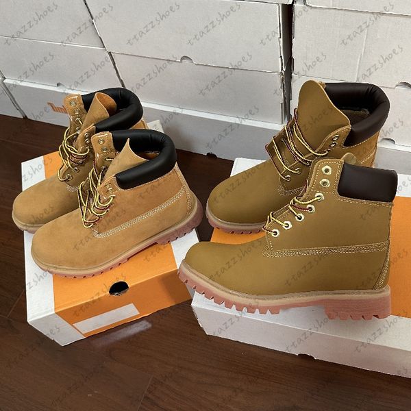 2024 Booties Men Women Winter Shoes Platform Heels Ankle Boot Timbers 47