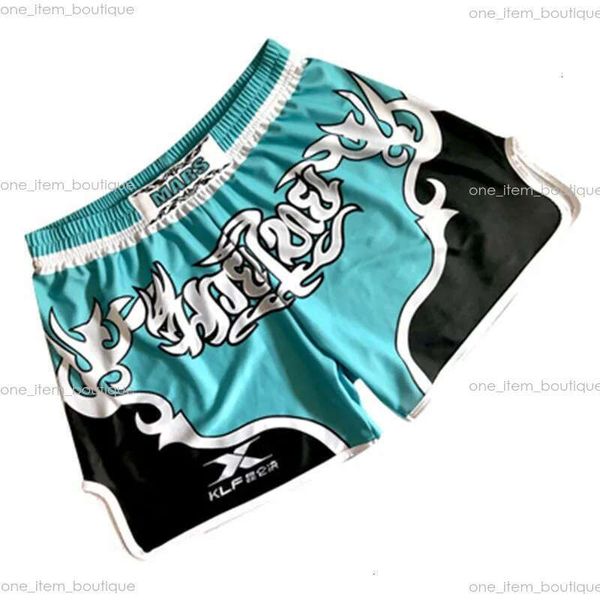 Shorts masculinos muay thai kick boxer trun mma homens lutam bjj grappg sportswear bo calça curta 230715 d6e
