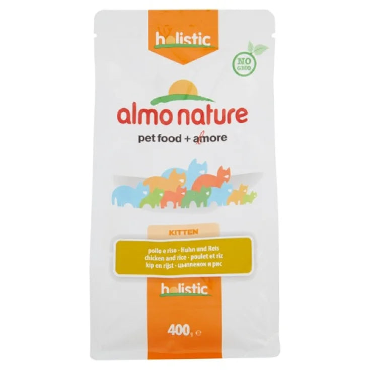 Almo nature Holistique Fresh Poulet et riz pour chatons - 400 gr