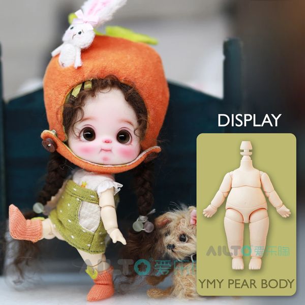 Ymy Ob11 Doll Fat Animal Body for Clay Head Gsc 112bjd Obitsu 11Toys Accessories Repories Replacement Joint Handmade 250116