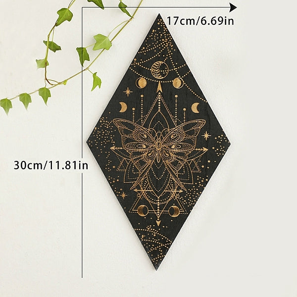 Rhombus Wood Wall Decoration