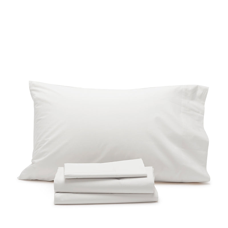 Coyuchi Organic Cotton Percale Standard Pillowcase, Pair