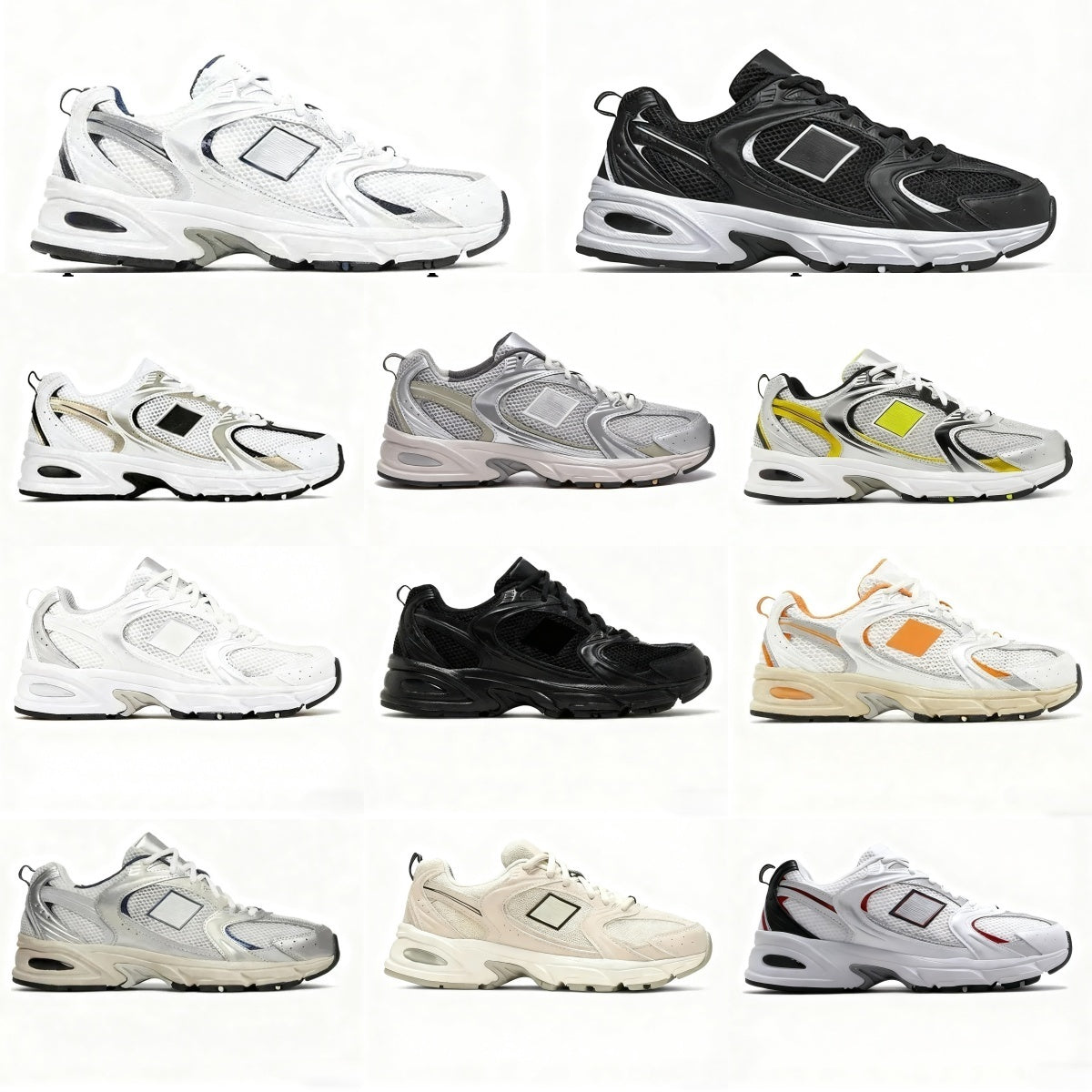 New 530 shoes Designer shoes Sea Salt Beige Brown Suede Print Black White Orange Red Grey Mens Womens Outdoor Sports Sneakers Casual 35-45